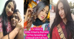 Horny Desi Girl  & Boobs Saked by Boyfriend with Full Face