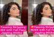 Beautiful NRI Girl Latest Most Exclusive Viral Video – Teasing Stripping Nude with Full Face Jiggling Boobs
