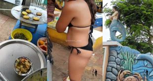 Shamy_Laura__Hidden_Lust__Eating_Golgappa_in_Bikini_Dare