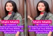 Mahi Malik Beautiful Insta Girl – Latest Most Exclusive Viral Stuff Frontal – Nude with Full Face
