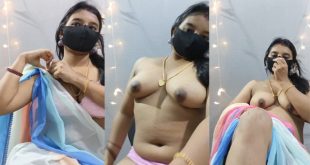 Kannada Model Aleena Kween Rubbing Her Pussy