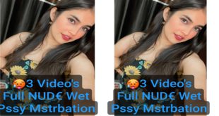 Cute Desi GF Panty Full Nude – Str!pping Mstrbation with Full Face – For Long Distance Boyfriend